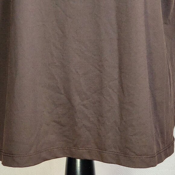 Jillian Nicole Woman Chocolate Brown Nylon Span Wide Strap Soft Tank Cami Sz 2X - Picture 5 of 16